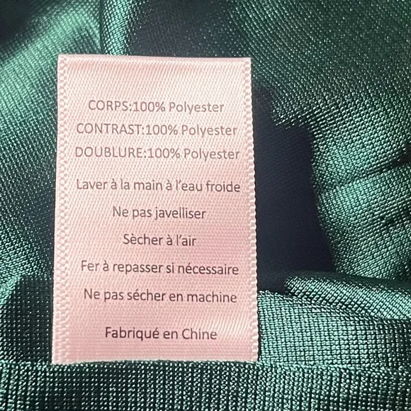 Mila Mae Green Peach Floral Sleeveless Dress Ruffle Hem Size L - Picture 8 of 8